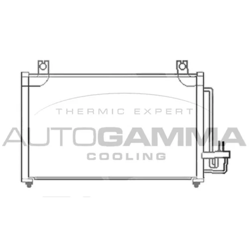 Kondenzátor klimatizácie AUTOGAMMA 103819