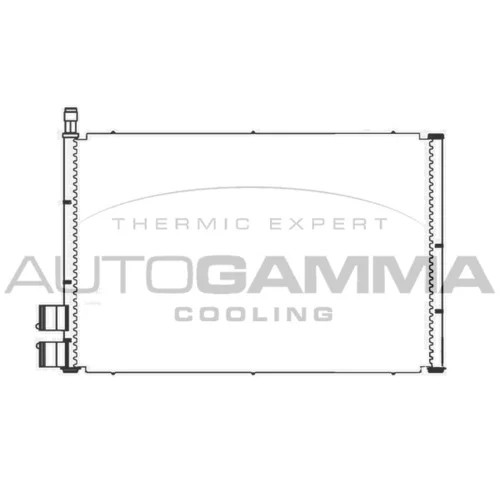 Kondenzátor klimatizácie AUTOGAMMA 105555