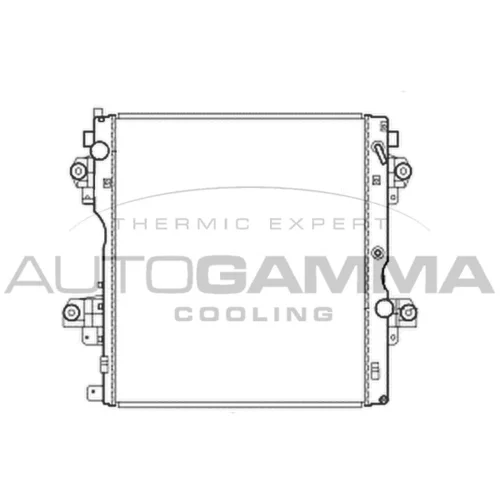 Chladič motora AUTOGAMMA 105878