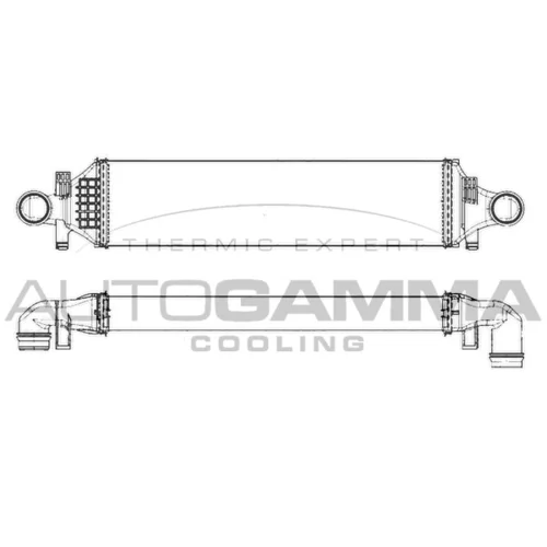 Chladič plniaceho vzduchu AUTOGAMMA 107510