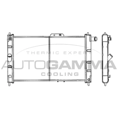 Chladič motora AUTOGAMMA 101157