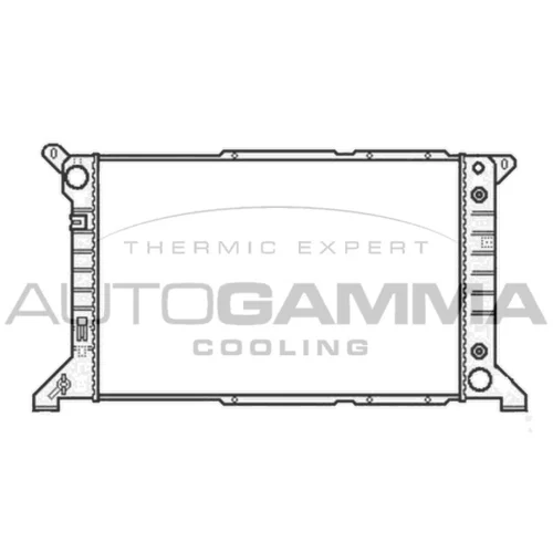 Chladič motora AUTOGAMMA 102090