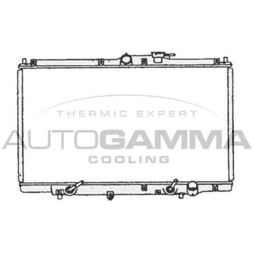Chladič motora AUTOGAMMA 102121
