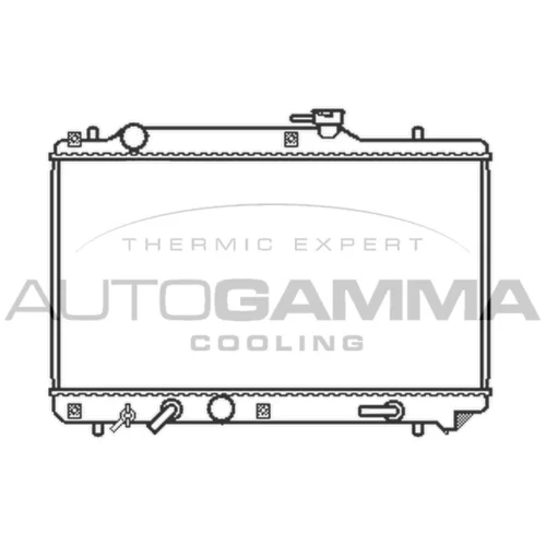 Chladič motora AUTOGAMMA 102323