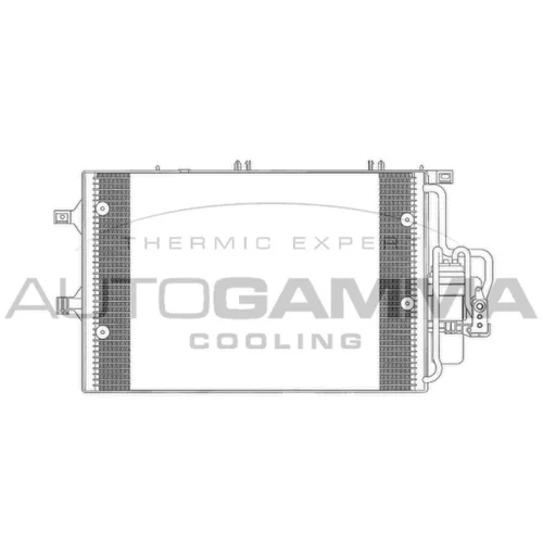 Kondenzátor klimatizácie AUTOGAMMA 102738