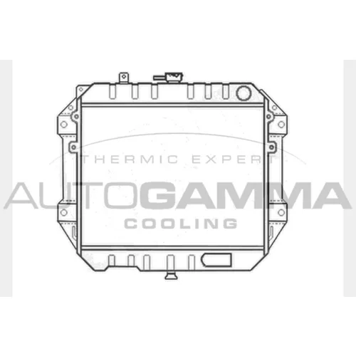 Chladič motora AUTOGAMMA 104041