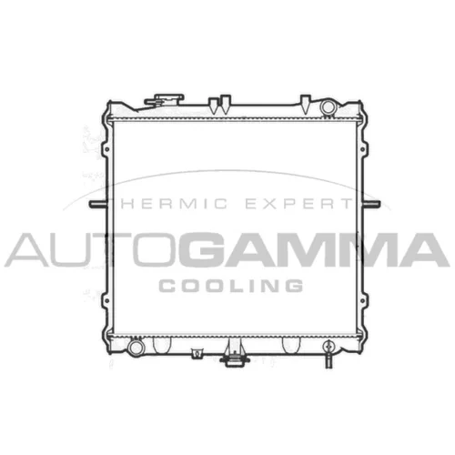 Chladič motora AUTOGAMMA 104119