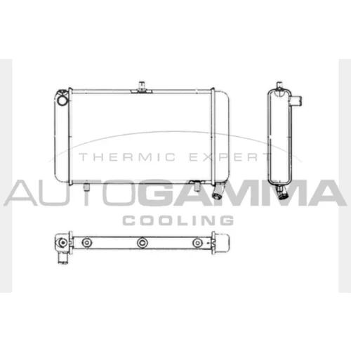 Chladič motora AUTOGAMMA 104353
