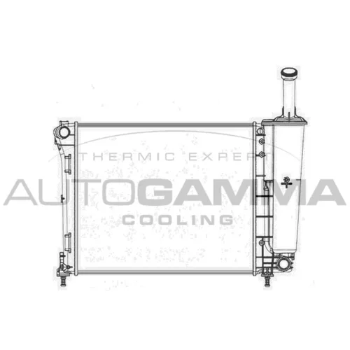 Chladič motora AUTOGAMMA 104618
