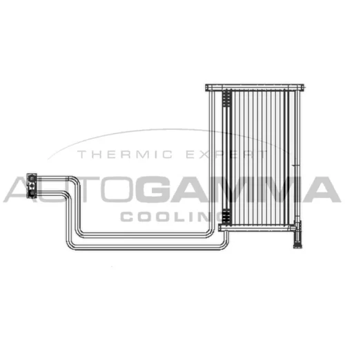 Chladič motorového oleja AUTOGAMMA 104782