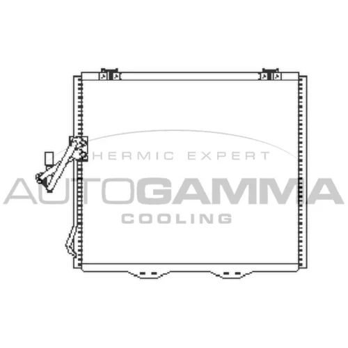 Kondenzátor klimatizácie AUTOGAMMA 105079
