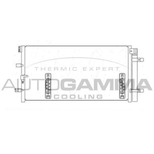 Kondenzátor klimatizácie AUTOGAMMA 105257