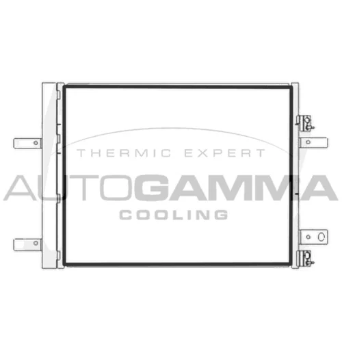 Kondenzátor klimatizácie AUTOGAMMA 107675