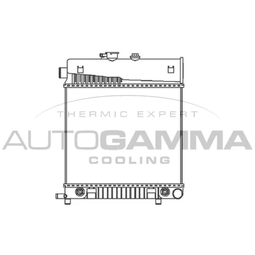 Chladič motora AUTOGAMMA 101315