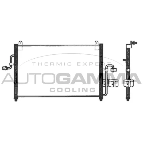 Kondenzátor klimatizácie AUTOGAMMA 101816