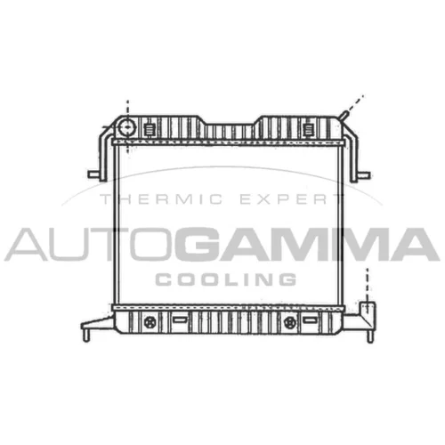 Chladič motora AUTOGAMMA 102236