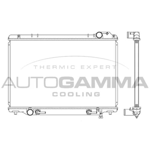 Chladič motora AUTOGAMMA 102374