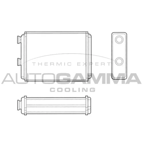 Výmenník tepla vnútorného kúrenia AUTOGAMMA 102463