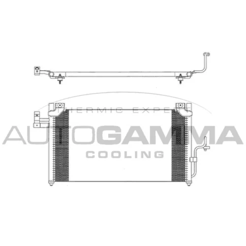 Kondenzátor klimatizácie AUTOGAMMA 103271