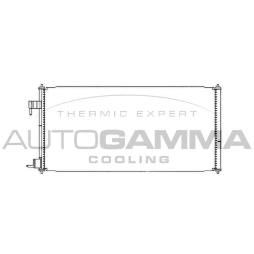 Kondenzátor klimatizácie AUTOGAMMA 103433