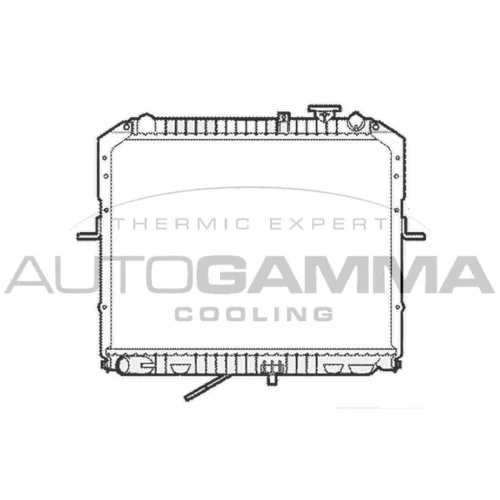 Chladič motora AUTOGAMMA 104120