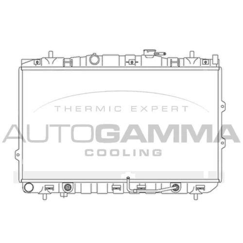 Chladič motora AUTOGAMMA 104174