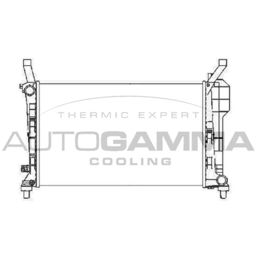 Chladič motora AUTOGAMMA 104684