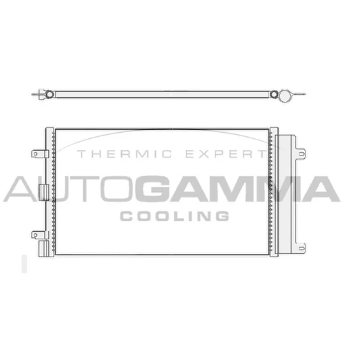 Kondenzátor klimatizácie AUTOGAMMA 104777