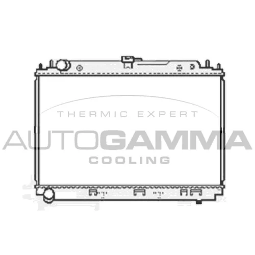 Chladič motora AUTOGAMMA 104861