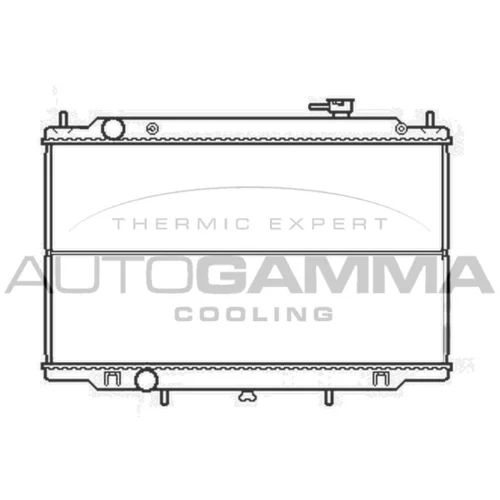 Chladič motora AUTOGAMMA 105110