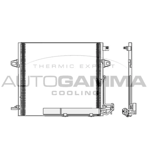 Kondenzátor klimatizácie AUTOGAMMA 105203
