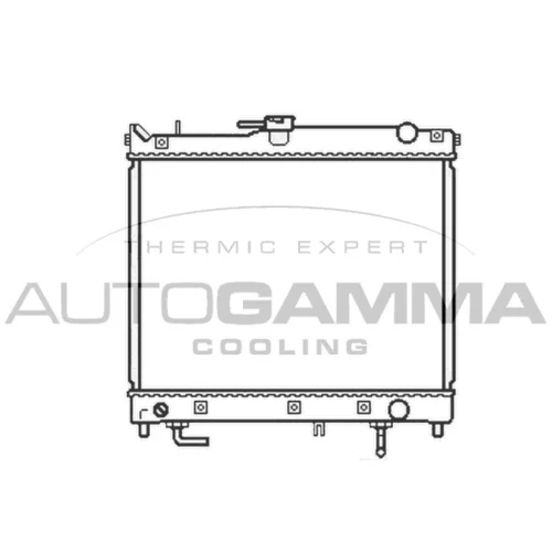 Chladič motora AUTOGAMMA 105654