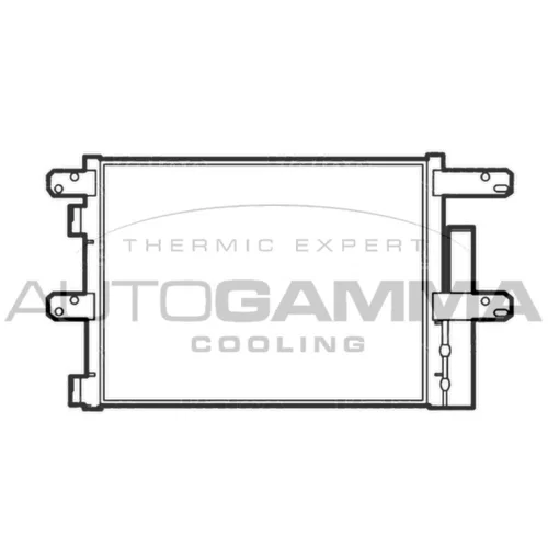 Kondenzátor klimatizácie AUTOGAMMA 105890