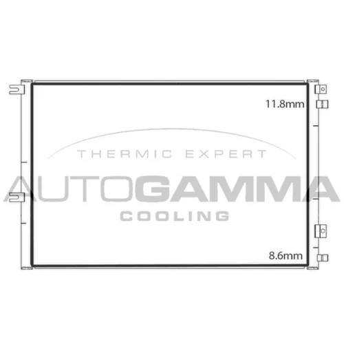 Kondenzátor klimatizácie AUTOGAMMA 107906