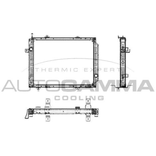 Chladič motora AUTOGAMMA 404714