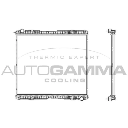 Chladič motora AUTOGAMMA 404850
