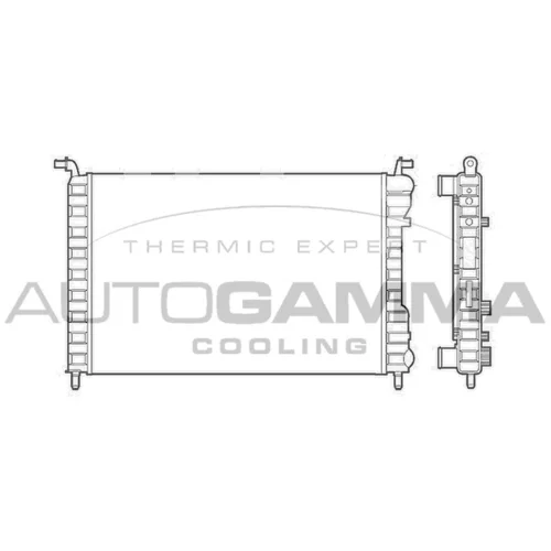 Chladič motora AUTOGAMMA 101188