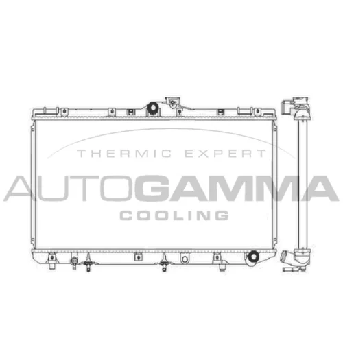 Chladič motora AUTOGAMMA 101274