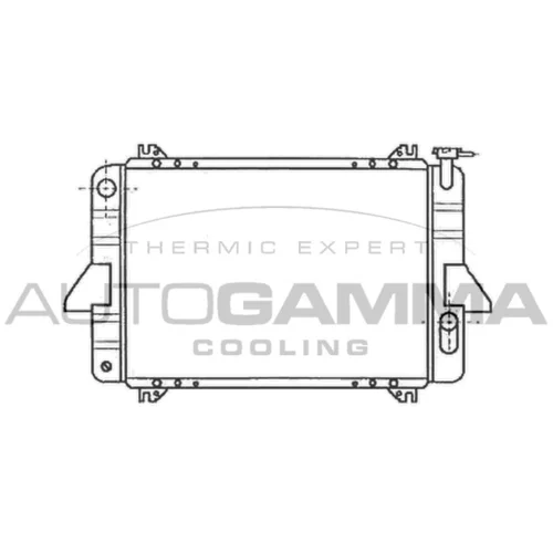 Chladič motora AUTOGAMMA 102189