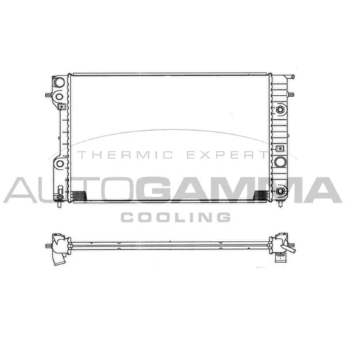 Chladič motora AUTOGAMMA 102251