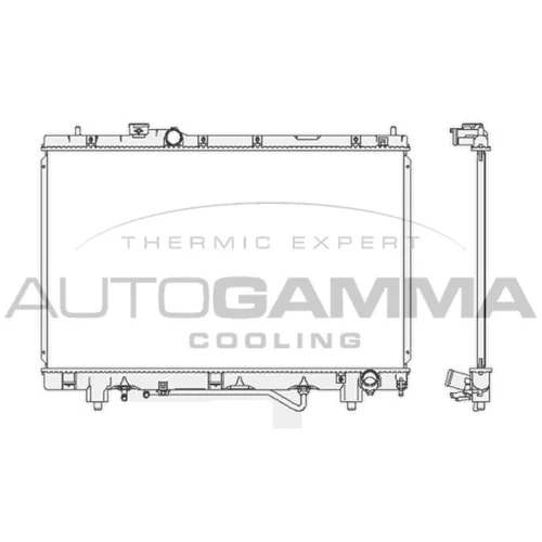 Chladič motora AUTOGAMMA 102372
