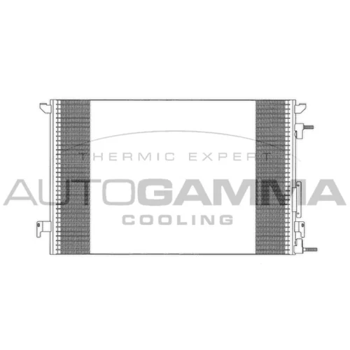 Kondenzátor klimatizácie AUTOGAMMA 103241