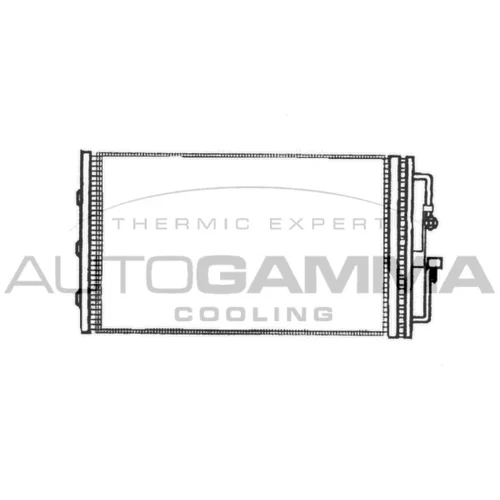 Kondenzátor klimatizácie AUTOGAMMA 103293