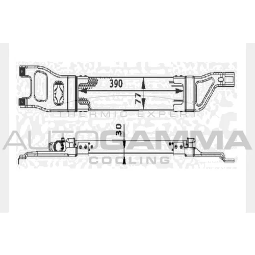 Chladič motorového oleja AUTOGAMMA 104473