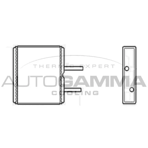 Výmenník tepla vnútorného kúrenia AUTOGAMMA 104890