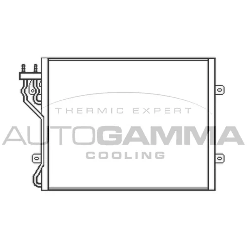 Kondenzátor klimatizácie AUTOGAMMA 104905