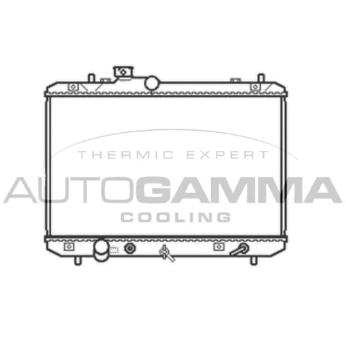 Chladič motora AUTOGAMMA 105058