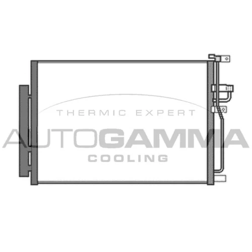 Kondenzátor klimatizácie AUTOGAMMA 105070