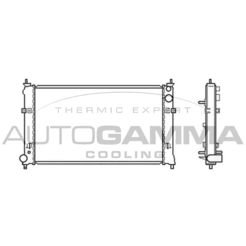 Chladič motora AUTOGAMMA 105435