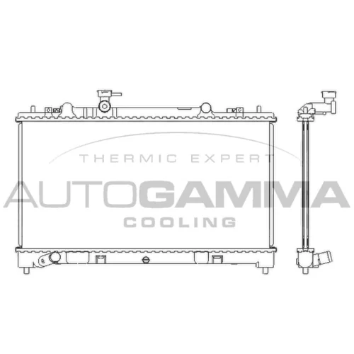 Chladič motora AUTOGAMMA 105990